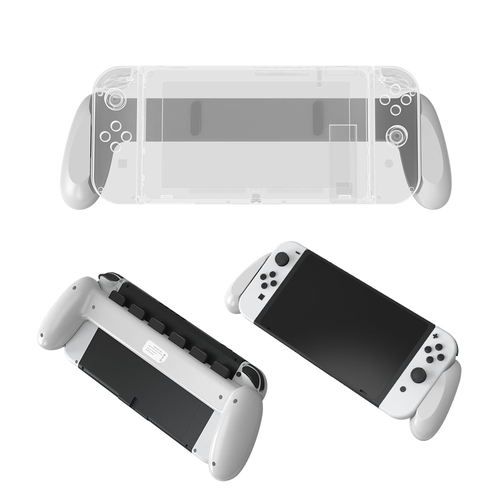 JYS JYS-NS217 Anti-skid Handle Stand Joypad Controller Hand Grip for Nintendo Switch OLED Game Console JYS JYS-NS217 Anti-skid Handle Stand Joypad Controller Hand Grip for Nintendo Switch OLED Game Console